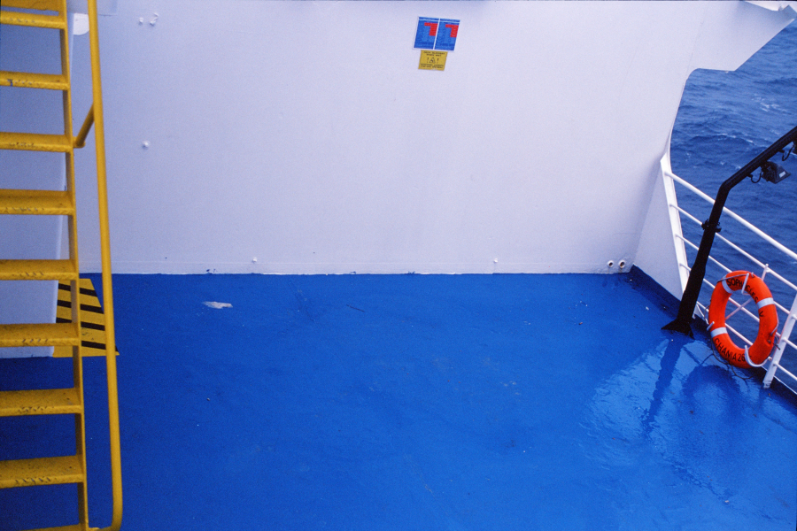 Ferry grec (photo de couverture de Feu de tout bois)